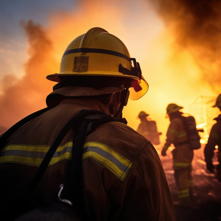 medium-shot-firefighter-trying-put-out-wildfire